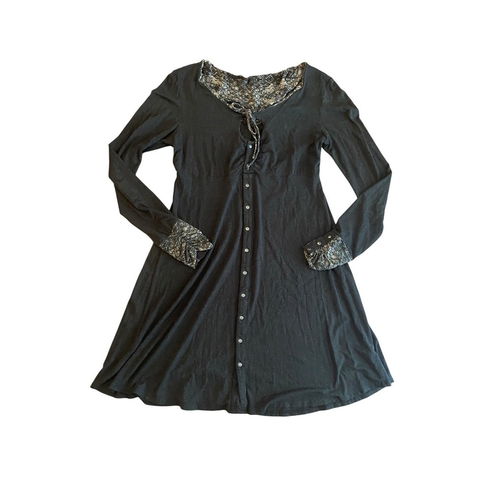 Nomads hemp wear Anastasia dress Large Black
